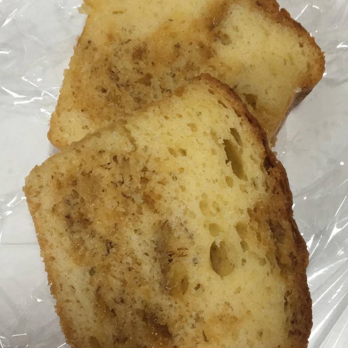 Hmでふわふわバナナキャラメルパウンドケーキ レシピ 作り方 By コラさん 楽天レシピ